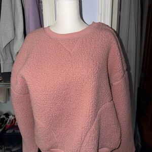 PINK Victoria's Secret Blush Sherpa Sweater